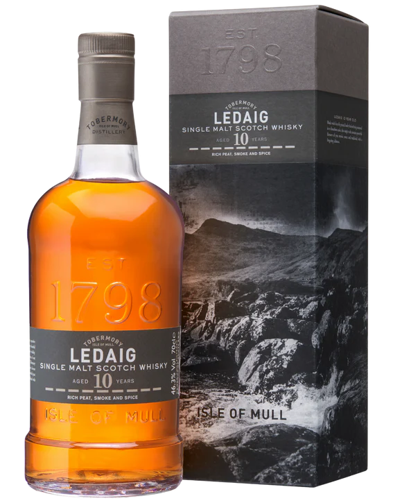 Whisky Ledaig 10 Jahre Isle of Mull 0,7l vol. 46,3%