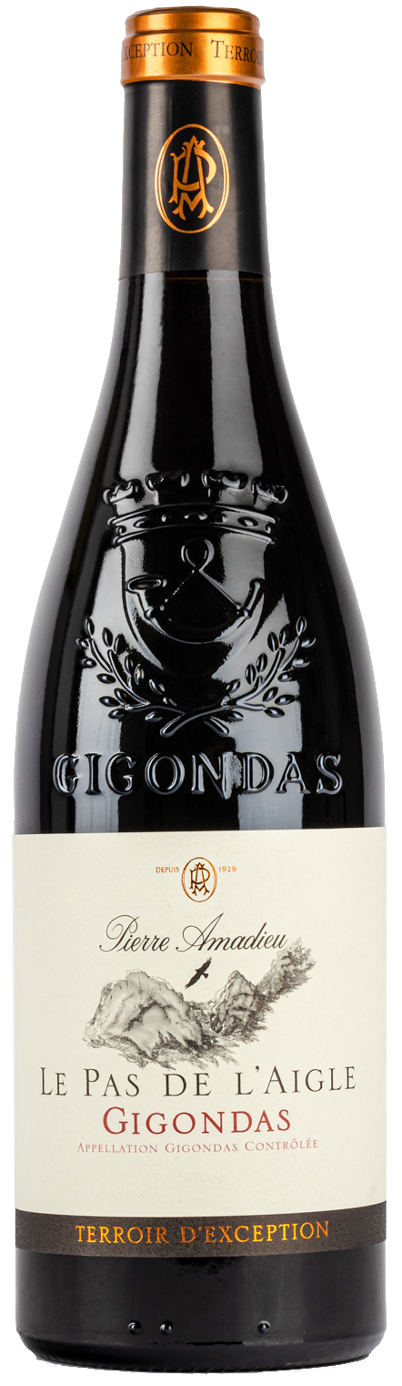 Gigondas Le Pas De l´Aigle - Frankreich - Rotwein trocken - 0,75l - 15% vol