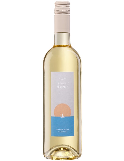 L´Amour d´Azur - alkohofreier Weißwein - 0,75l - 