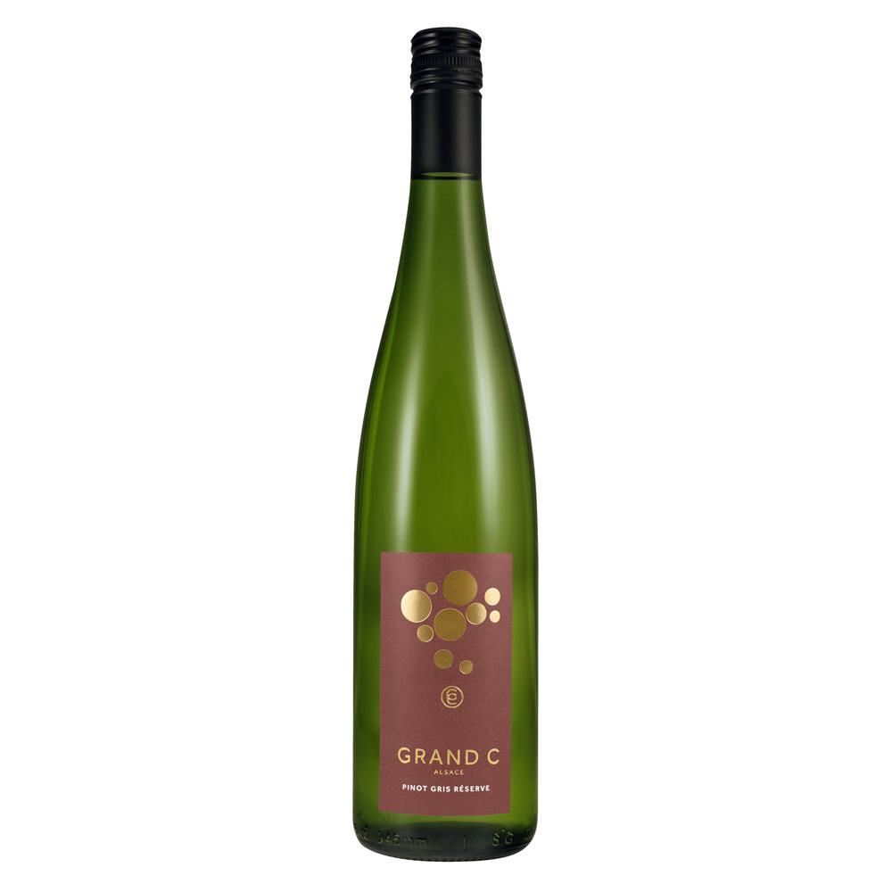 Pinot Gris Réserve Grand C. Elsass -Weißwein halbtrocken- 0,75l vol.13,5% B
