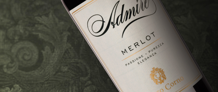Fosso Corno - Admire Merlot - Rotwein trocken - Abruzzen - 0,75l. - 13,5% vol.