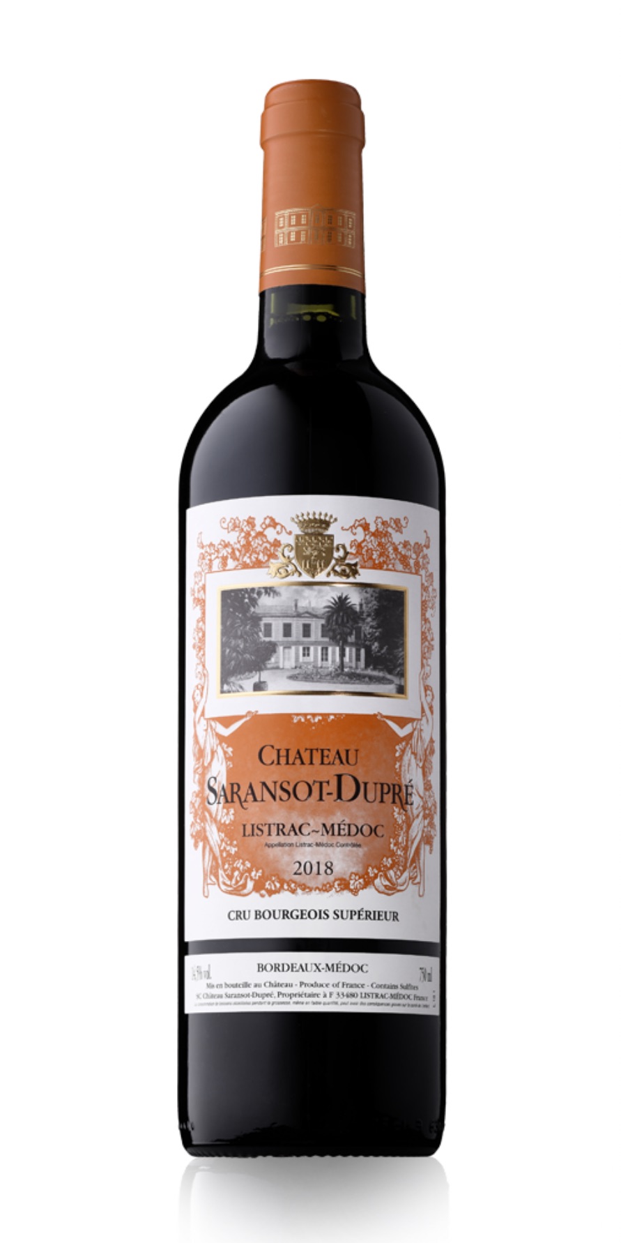 Bordeaux Chateau Saransot-Dupré 2018 - Frankreich - Rotwein trocken - 0,75l - 14,5% vol.