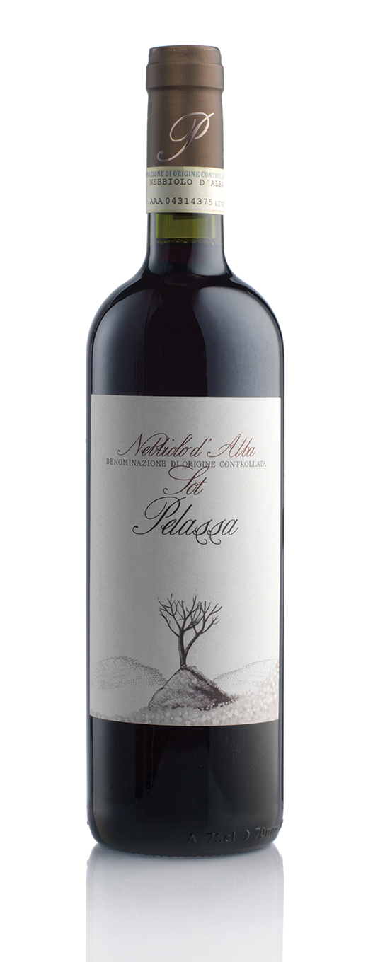 Pelassa - Nebbiolo d´Alba Sot - Piemont Italien Rotwein trocken 0,75l - 13,5% vol.