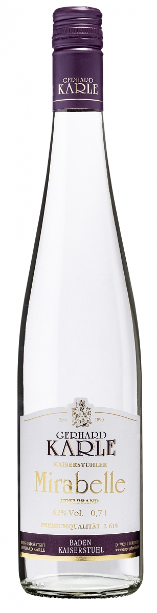 Mirabelle Edelbrand - Karle - Obstbrand 0,7l - 42 %vol.