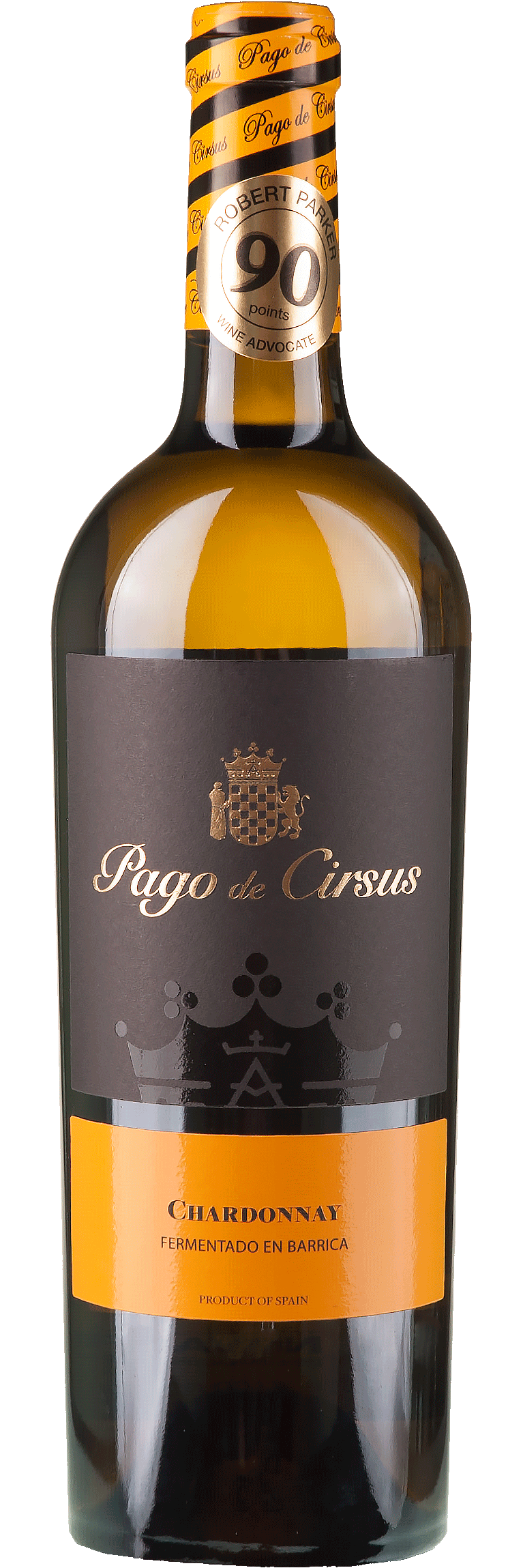 Chardonnay Barrelfermented - Pago de Cirsus - Spanien - Weißwein trocken - 0,75l - 14,5% vol.