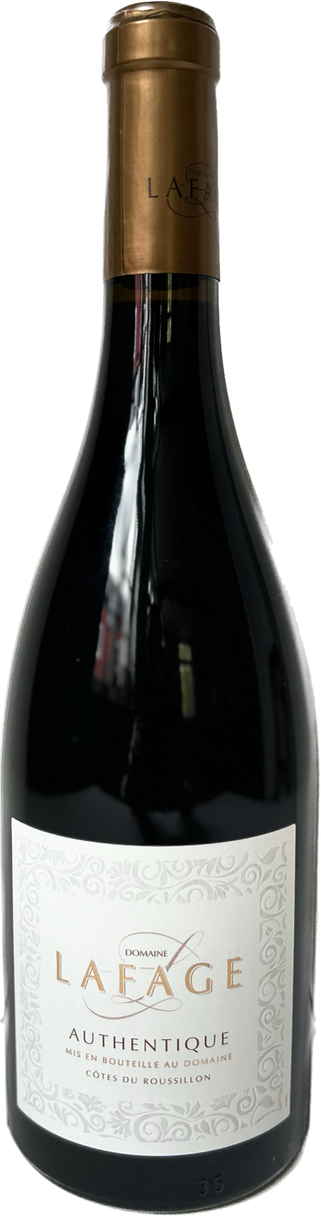 Domaine LAFAGE - AUTHENTIQUE -Côtes du Roussillon - Rotwein trocken - 0,75l - 14,5% vol