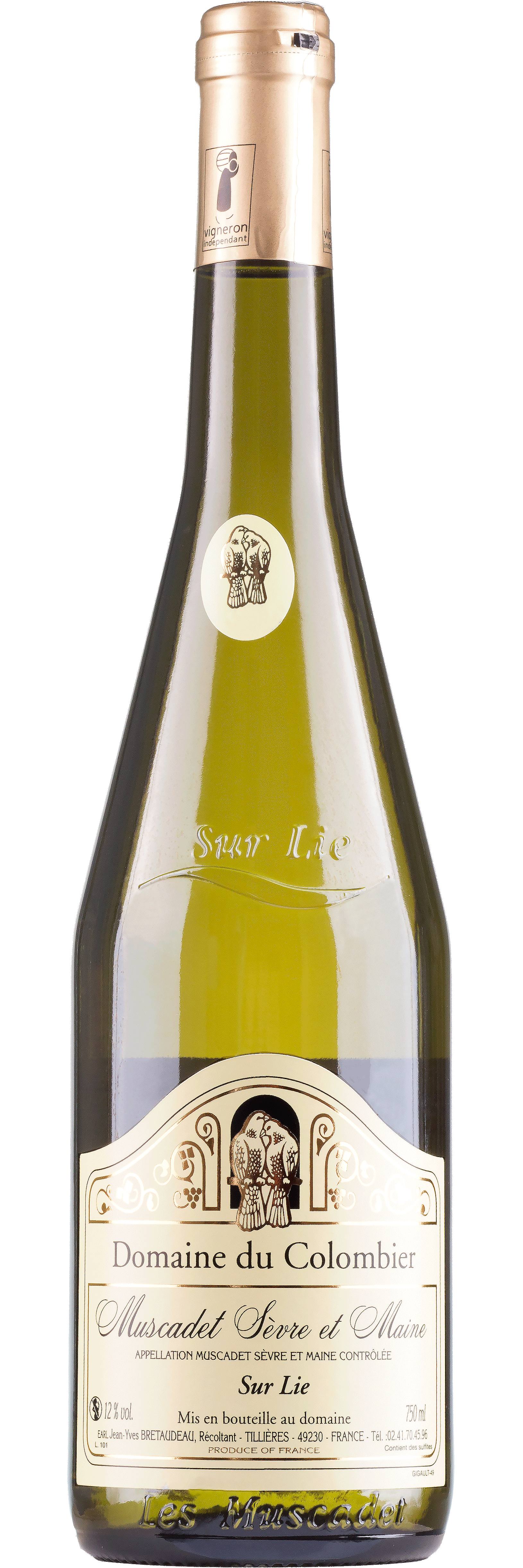 Muscadet -sur lie- Loire - Weißwein trocken 0,75l - 12 %vol.