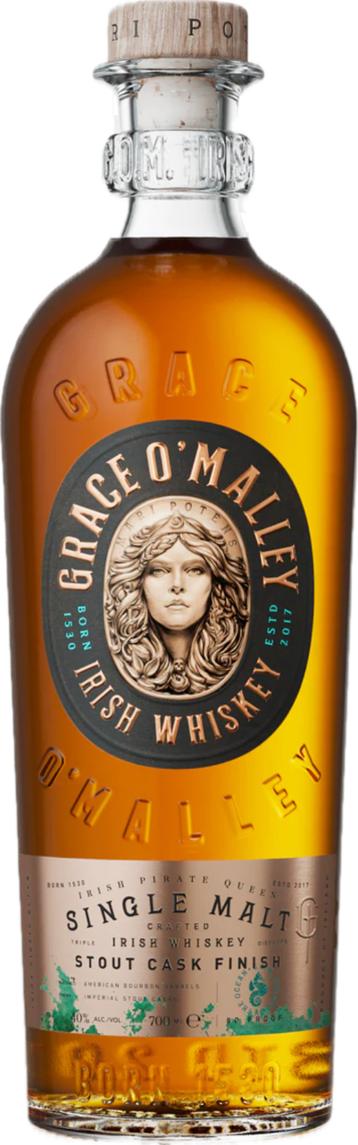 Grace O´Malley Single Malt Irish Whiskey - Stout Cask 0,7l vol.40%