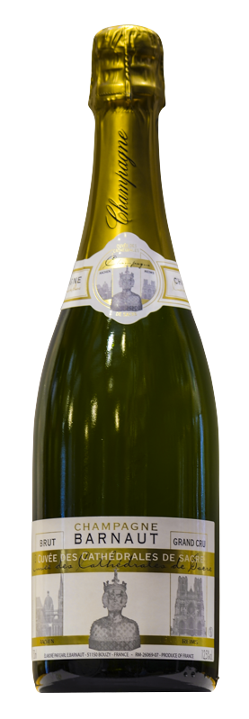 Champagner Cuvée des Cathédrales de Sacre - Frankreich - Champagner brut - 0,75l - 12,5% vol.