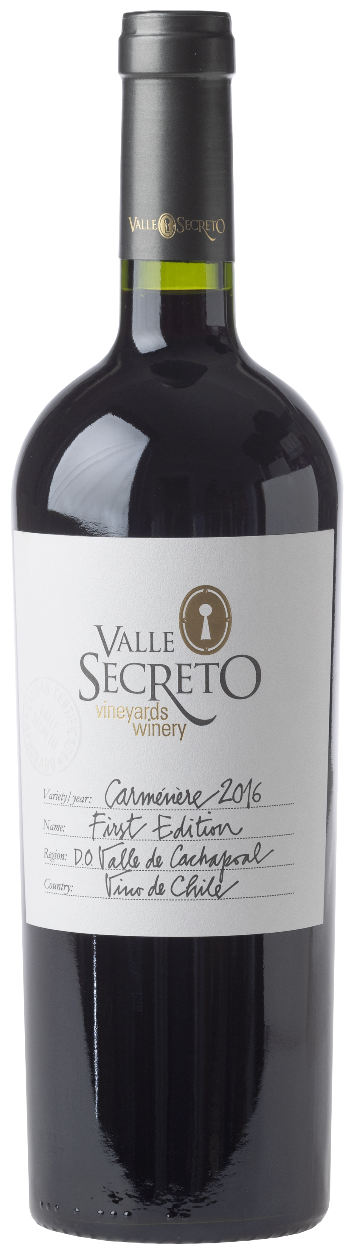 Valle Secreto Carmenere - First Edition - Chile - Rotwein trocken - 0,75l - 14,5% vol.