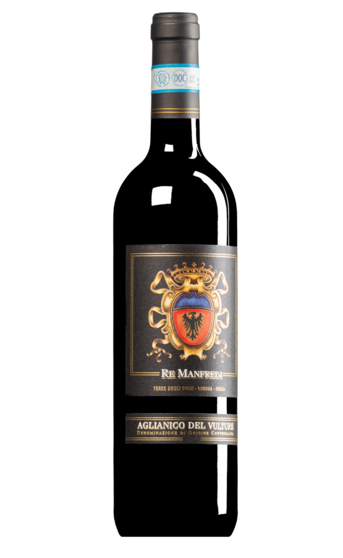 Re Manfredi Aglianico del Vulture DOC - Basilicata - Rotwein trocken 0,75l - 14,5%vol.