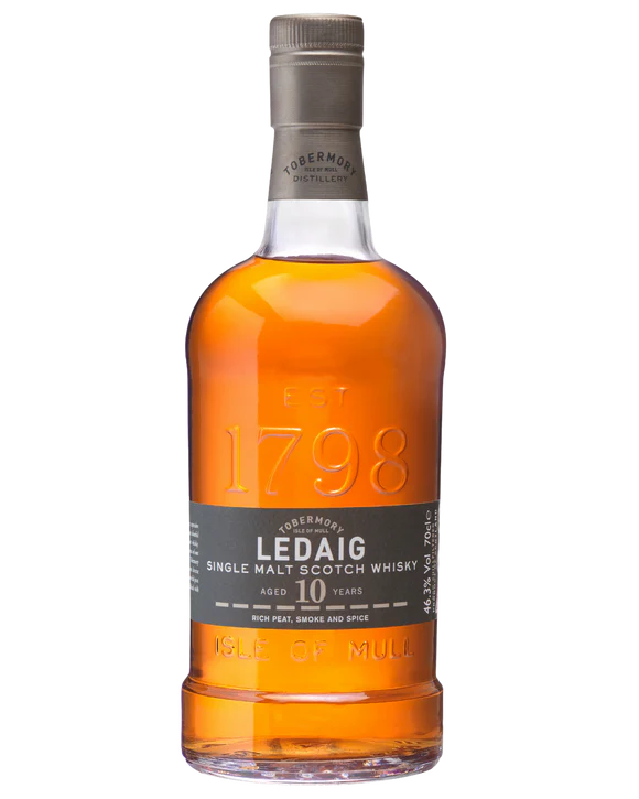 Whisky Ledaig 10 Jahre Isle of Mull 0,7l vol. 46,3%