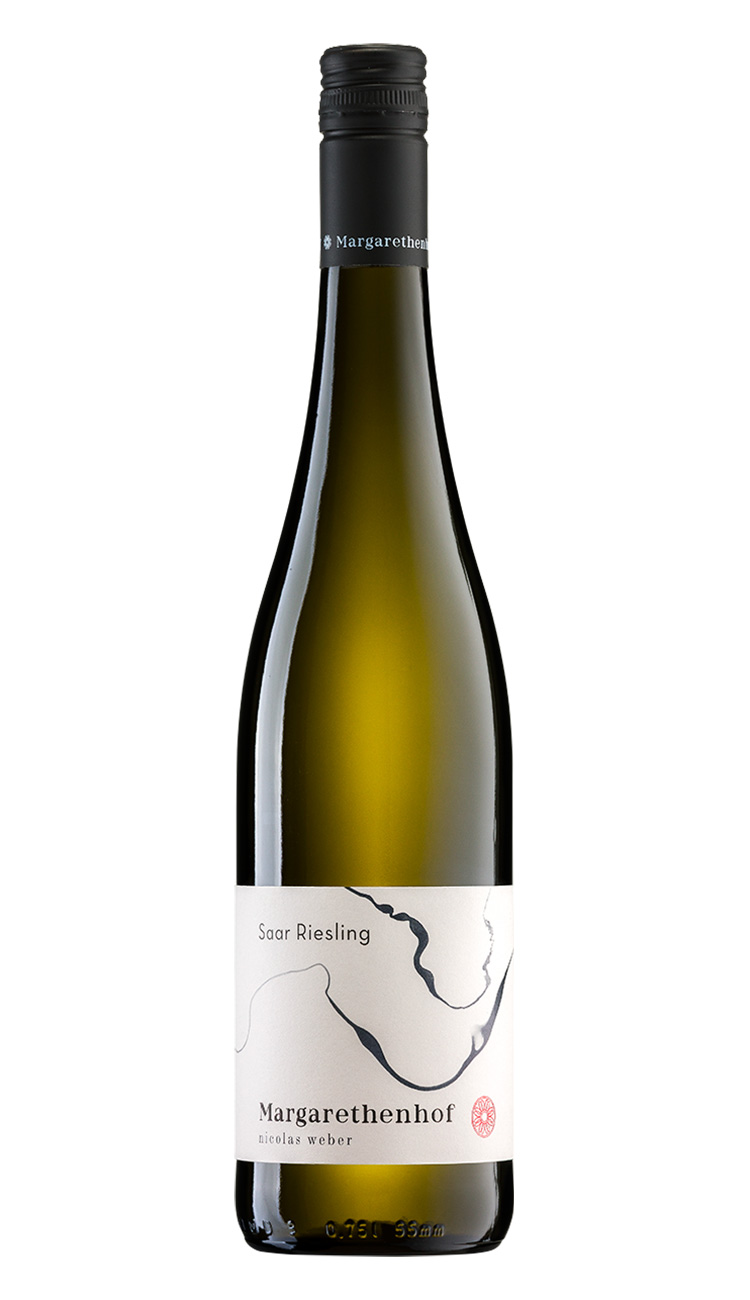Riesling Margarethenhof - Saar - Weißwein harmonisch trocken - 0,75l - 11% vol.