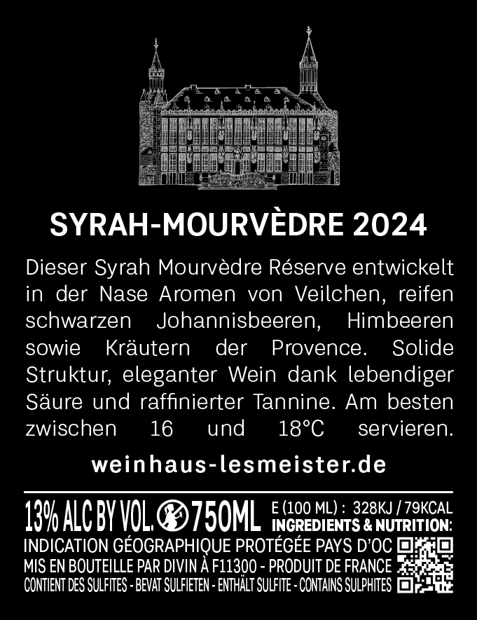 Aachen Motivwein - Syrah Mourvèdre - trocken - 0,75l - 13% vol