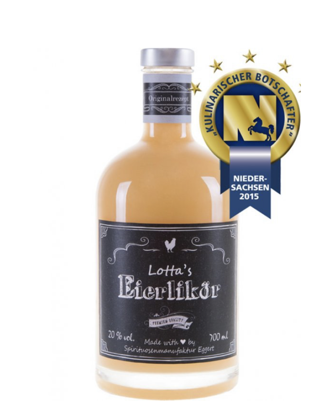 Lotta´s Eierlikör - Eggert - Eierlikör 0,7l - 20 %vol.