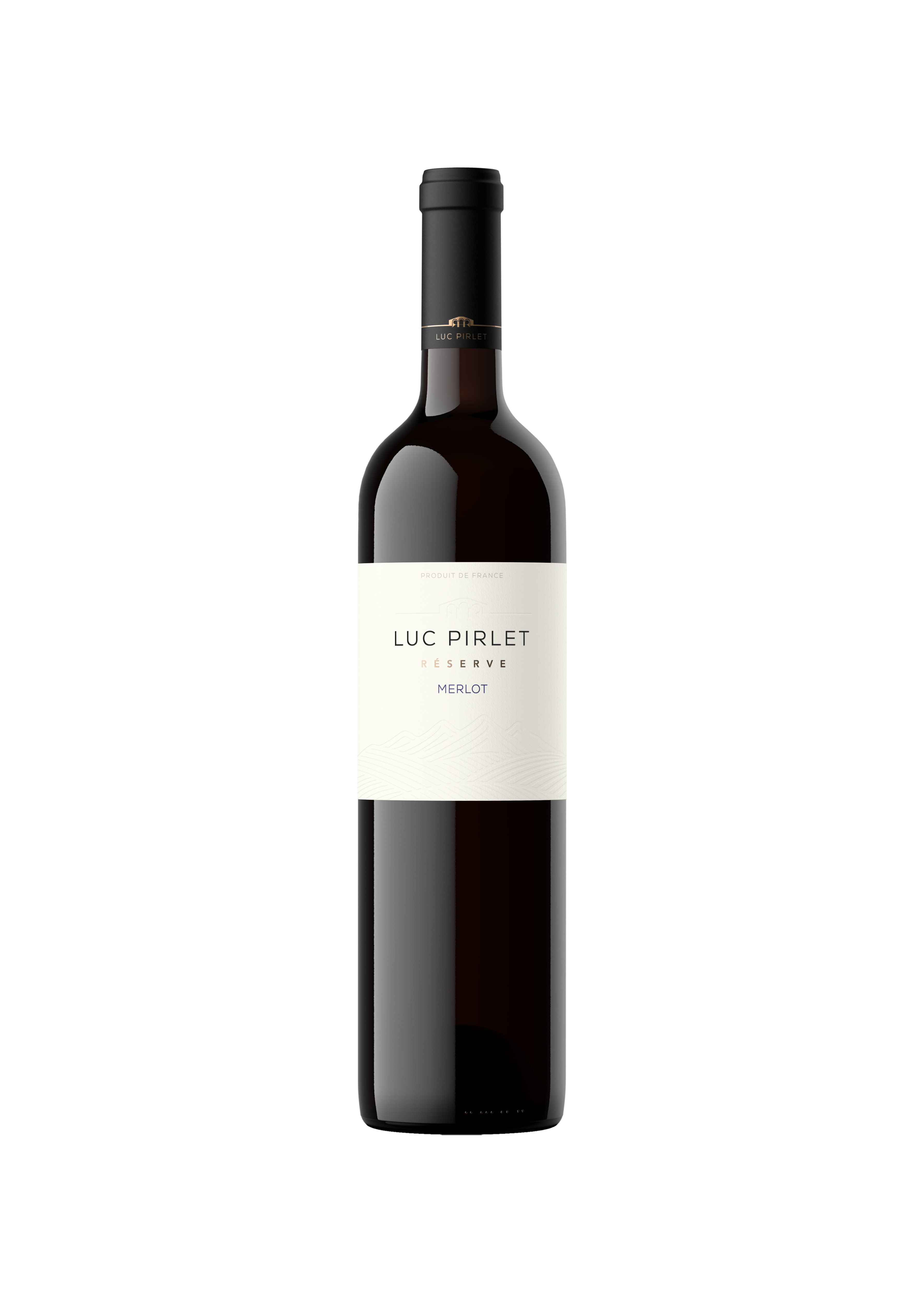 Merlot Réserve -Luc Pirlet- Languedoc - Rotwein trocken 0,75l - 13 %vol.